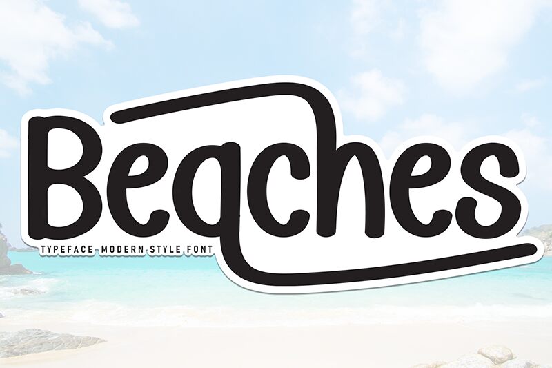 Beaches 字体