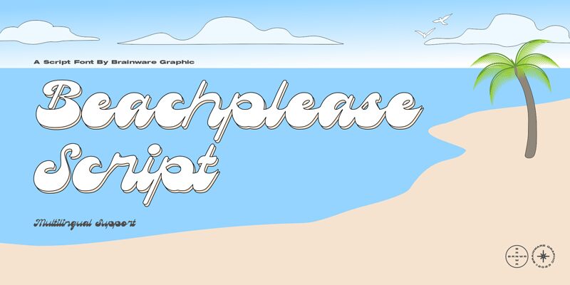 Beachplease Script الخط 