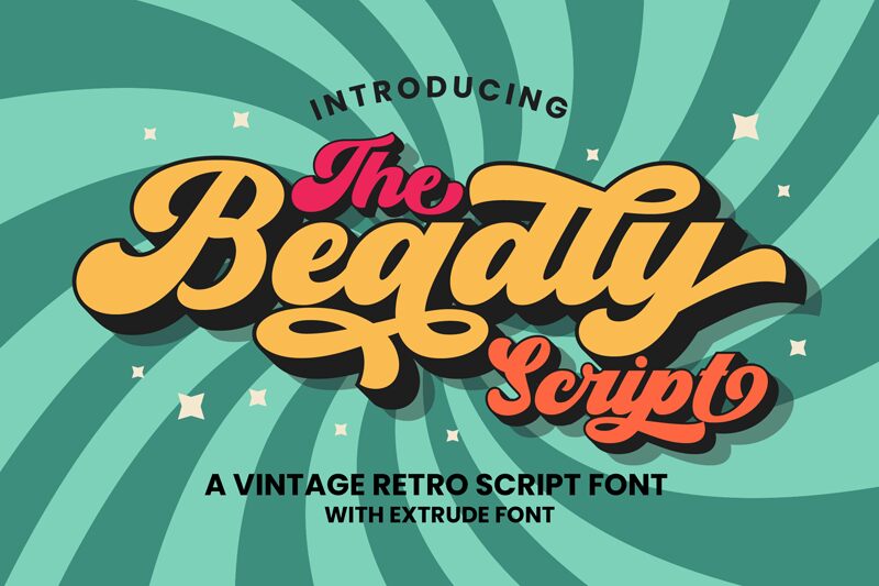 Beadly Schriftart