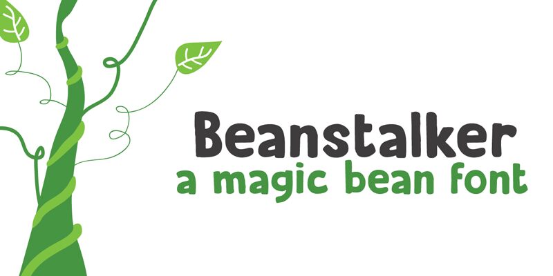 Beanstalker Schriftart