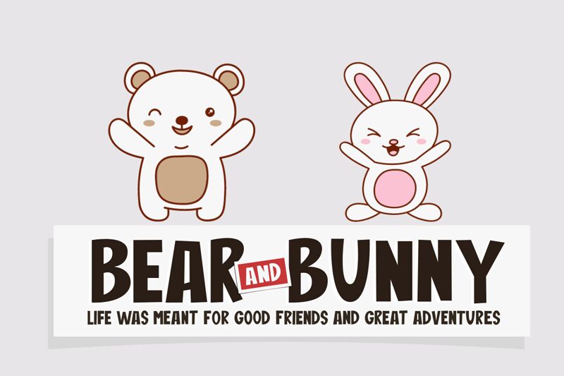 Bear And Bunny フォント