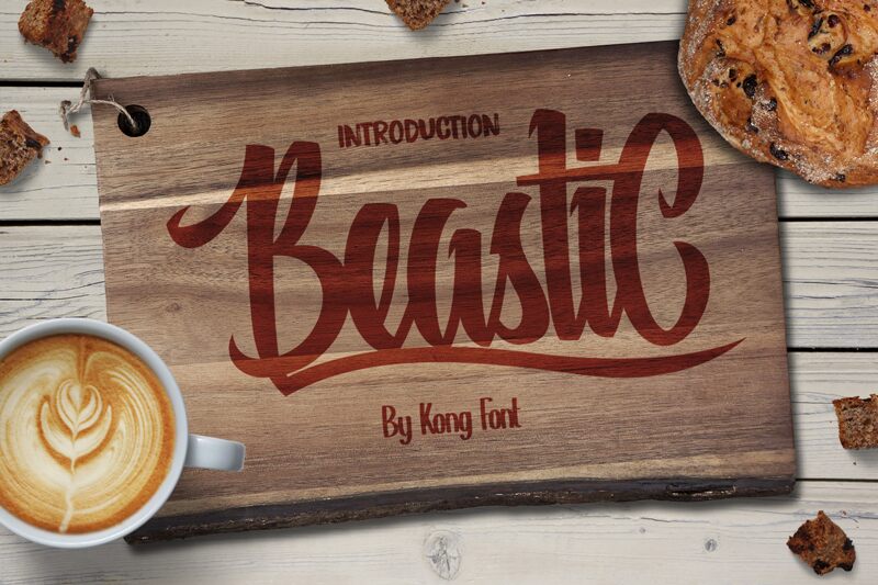 Beastic Schriftart