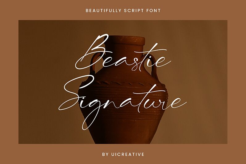 BeastieSignature Schriftart