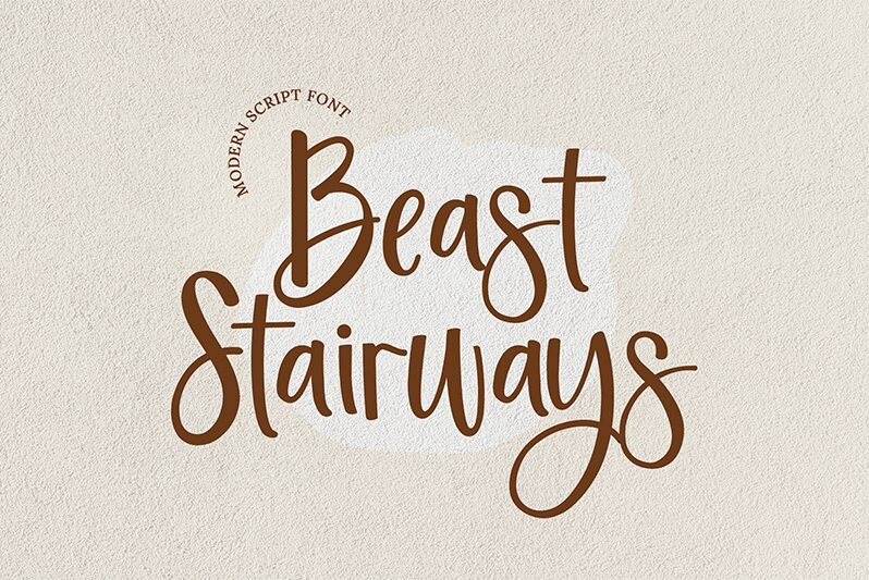 BeastStairways Schriftart