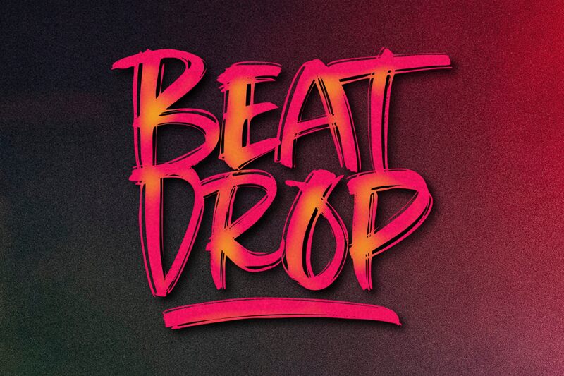 Beat Drop Font