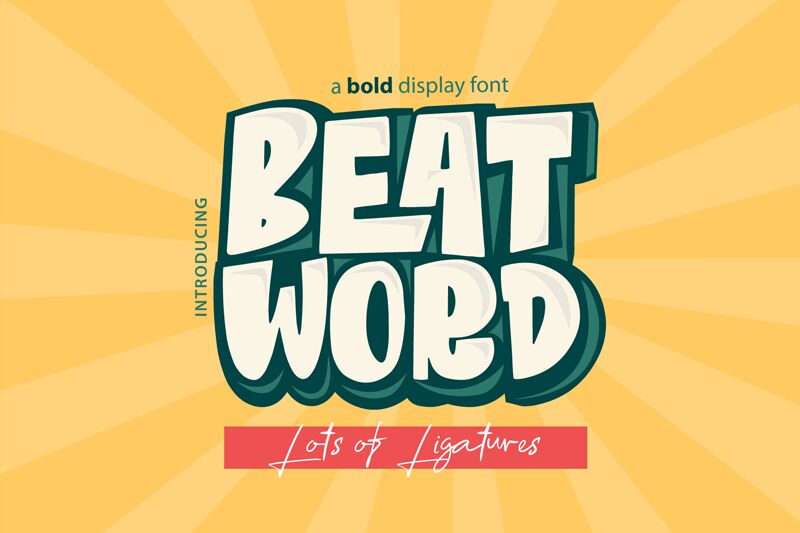 Beat Word Czcionka