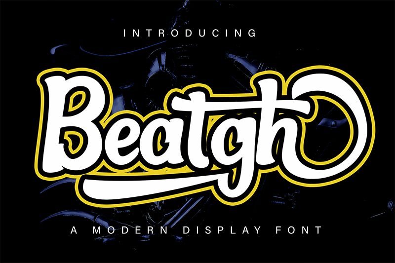 Beatgh Schriftart