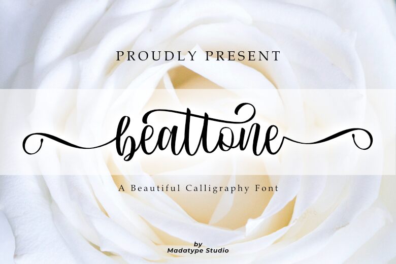 Beattone Schriftart