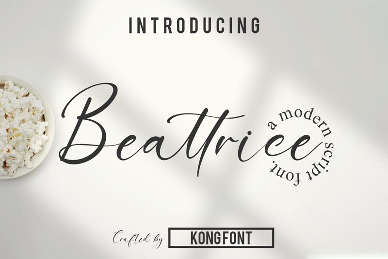 Beattrice Schriftart