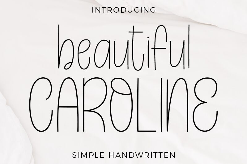 Beautiful Caroline Carattere