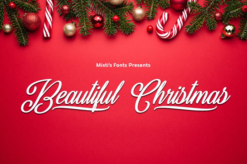 Beautiful Christmas Schriftart