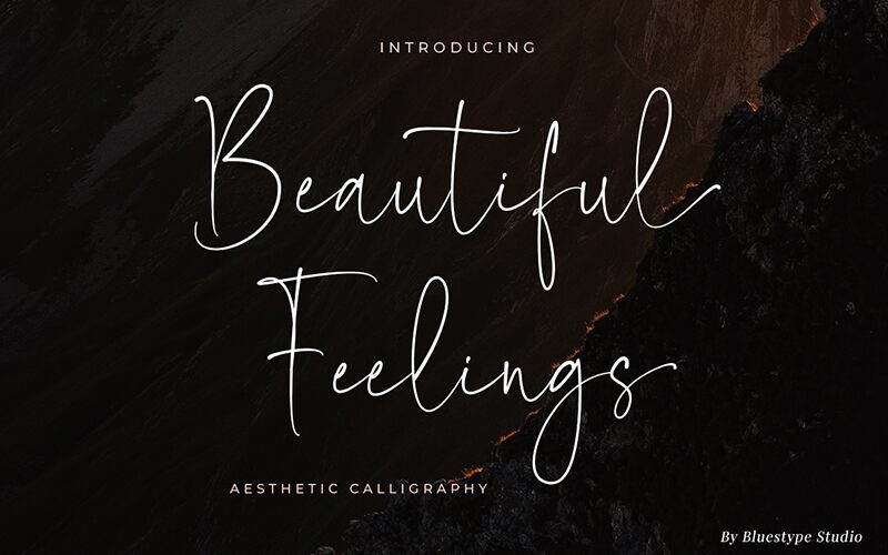 Beautiful Feelings Schriftart