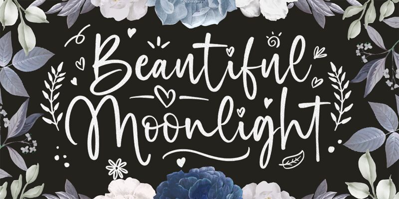 Beautiful Moonlight Schriftart