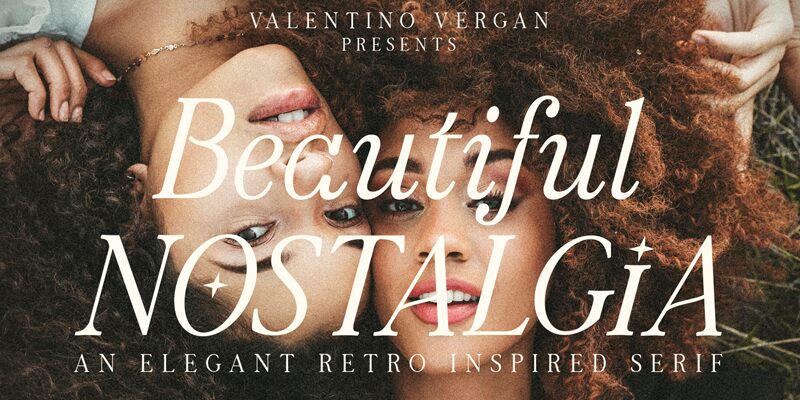 Beautiful Nostalgia Personal Use font | Fonts2u.com