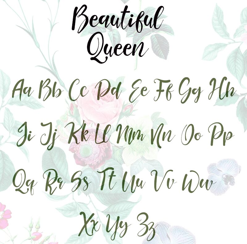 Beautiful Queen Schriftart
