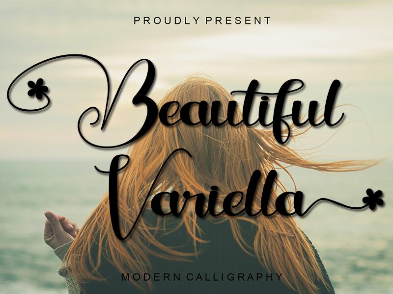 Beautiful Variella Czcionka