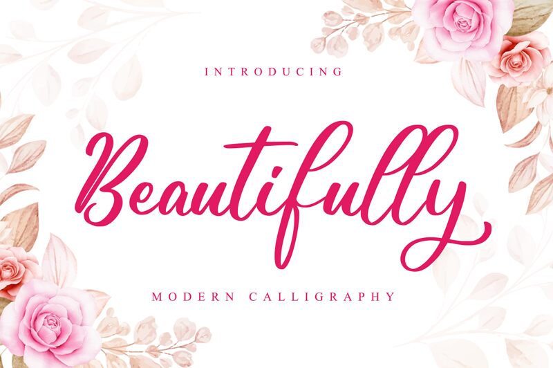 Beautifully Schriftart