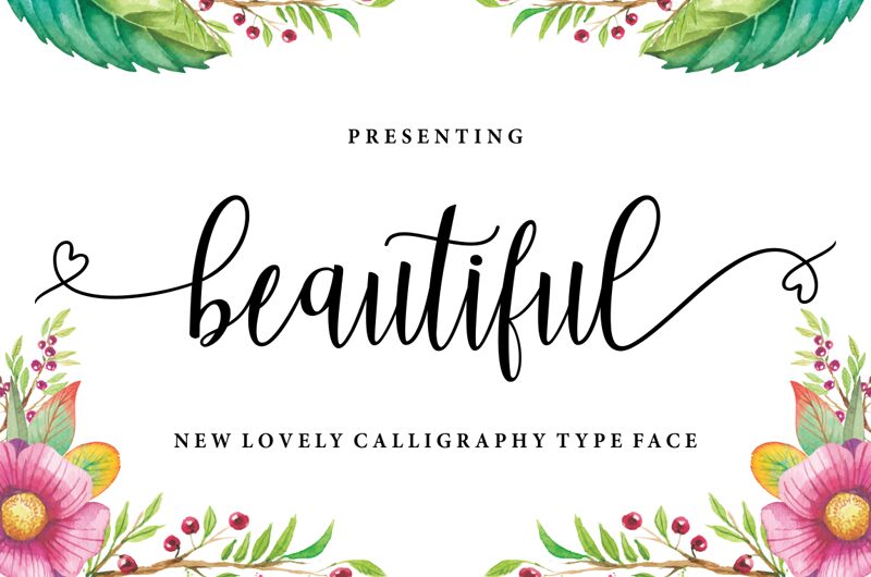Beautiful Script الخط