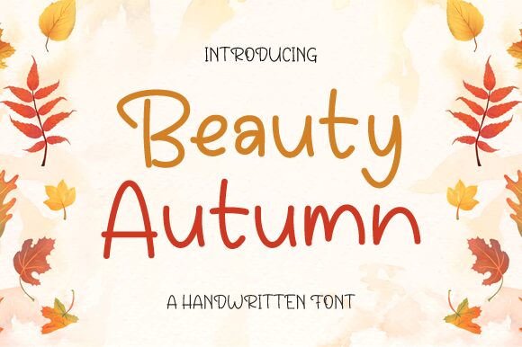 Beauty Autumn Druh písma