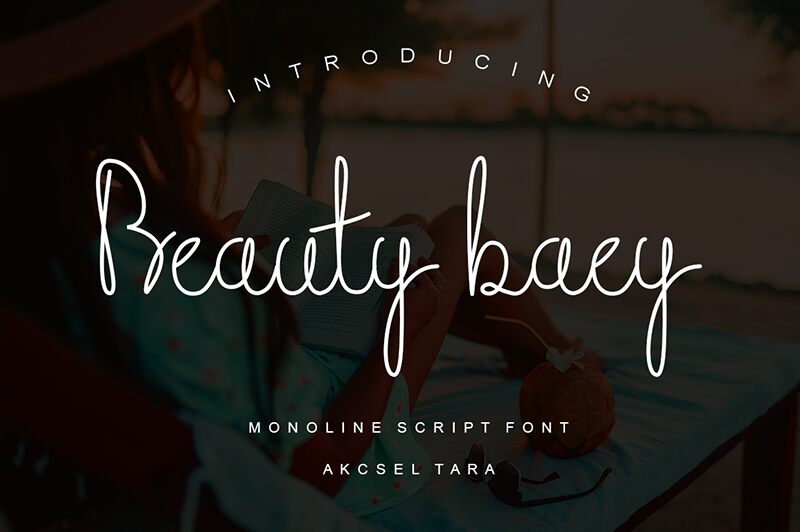 Beauty baey Schriftart