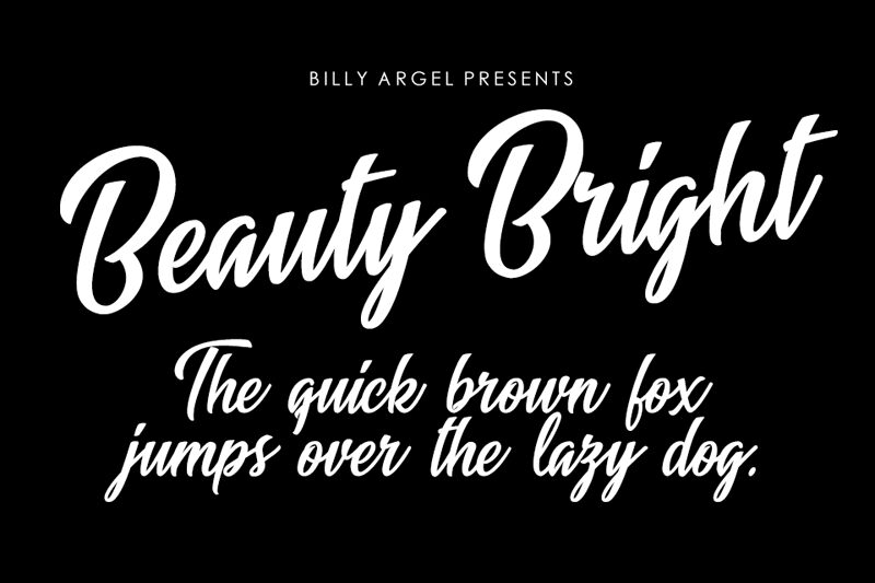 Beauty Bright Schriftart
