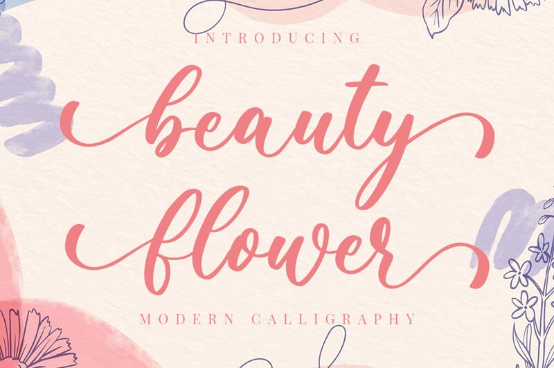 Beauty Flower font | Fonts2u.com