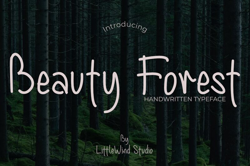 Beauty Forest Schriftart
