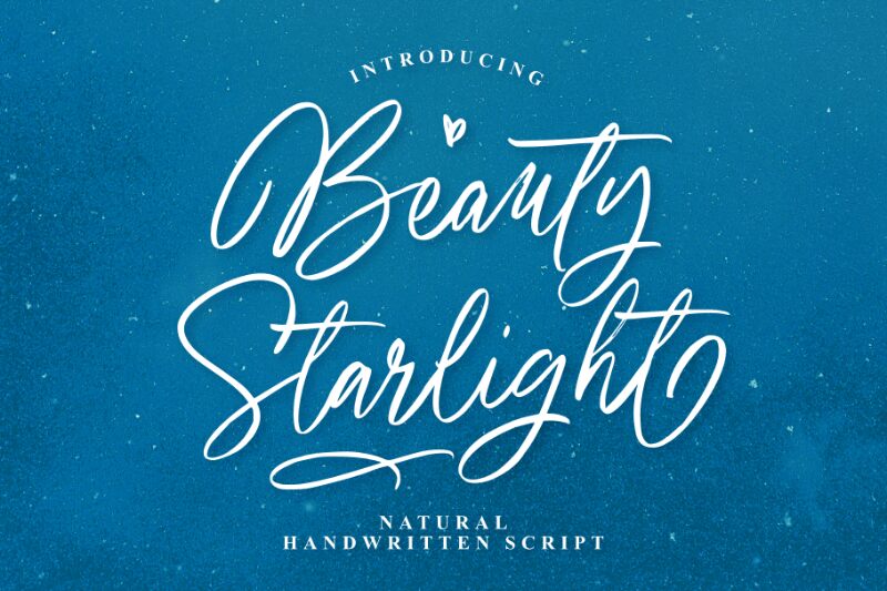 Beauty Starlight Schriftart