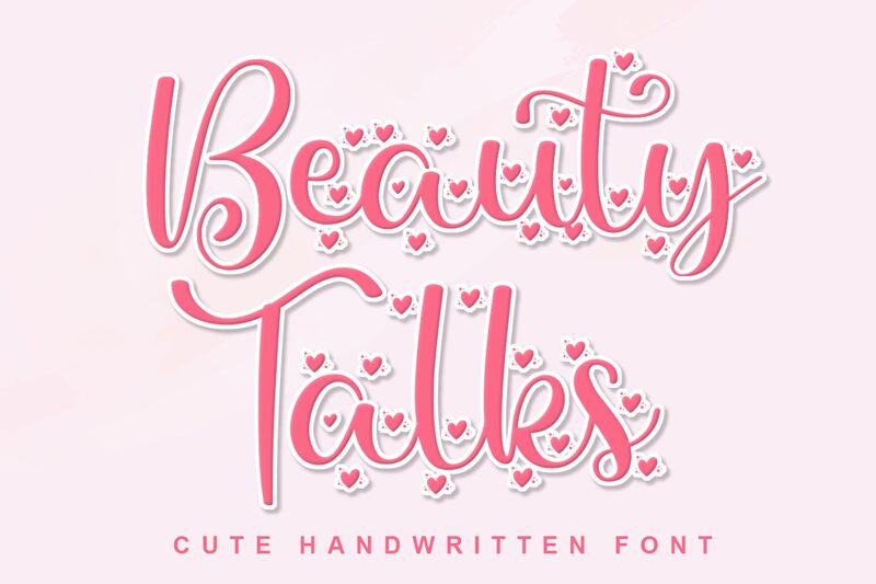Beauty Talk Font