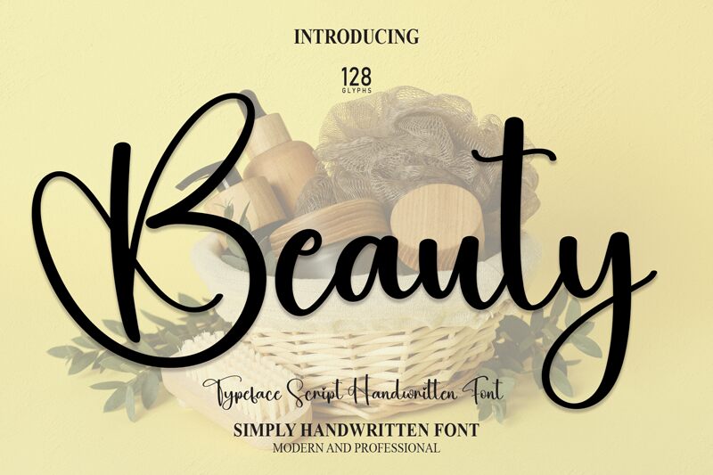 6. Beauty Logo Fonts - wide 1