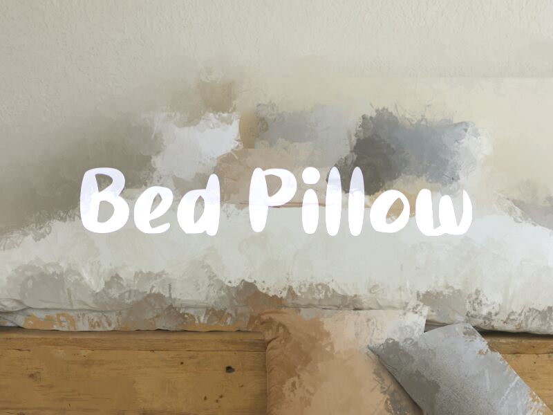 b Bed Pillow フォント
