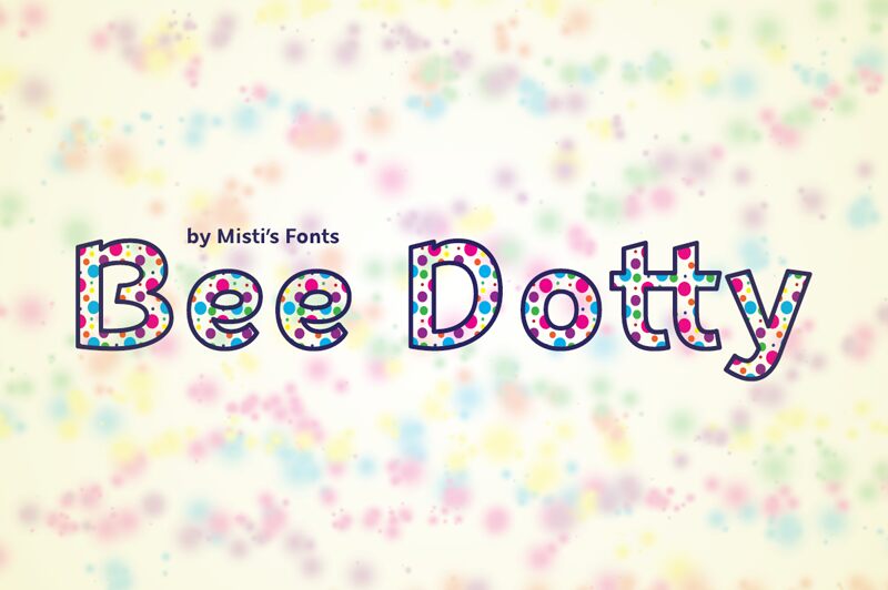 Bee Dotty Schriftart