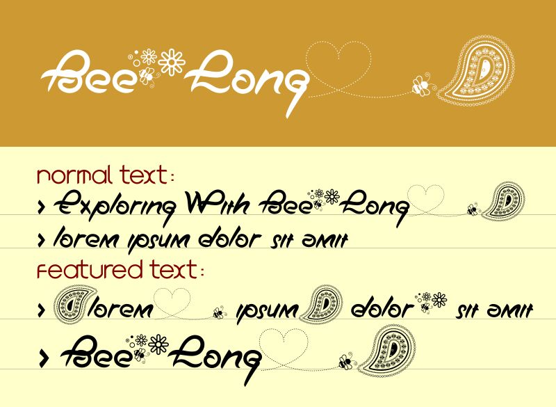 Bee Long Czcionka