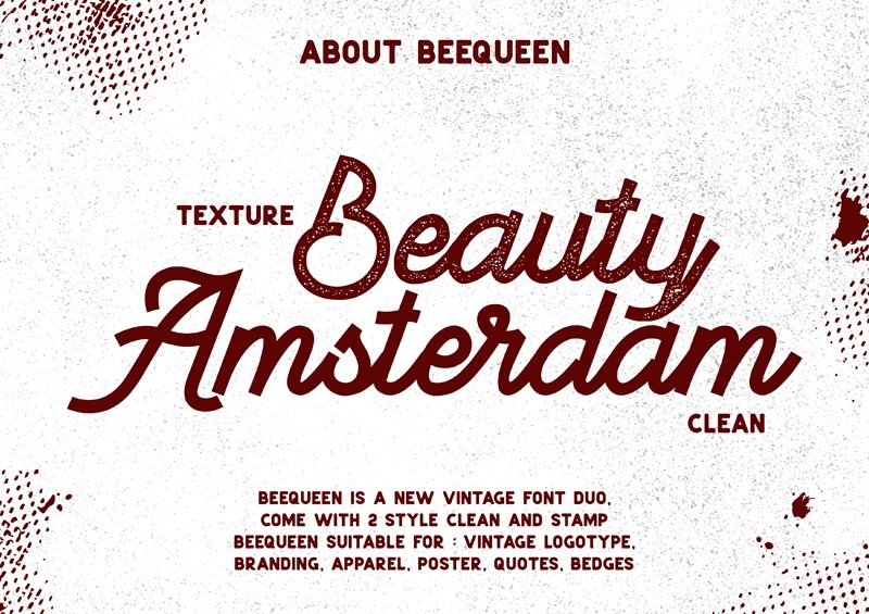 BeeQueen Script Carattere