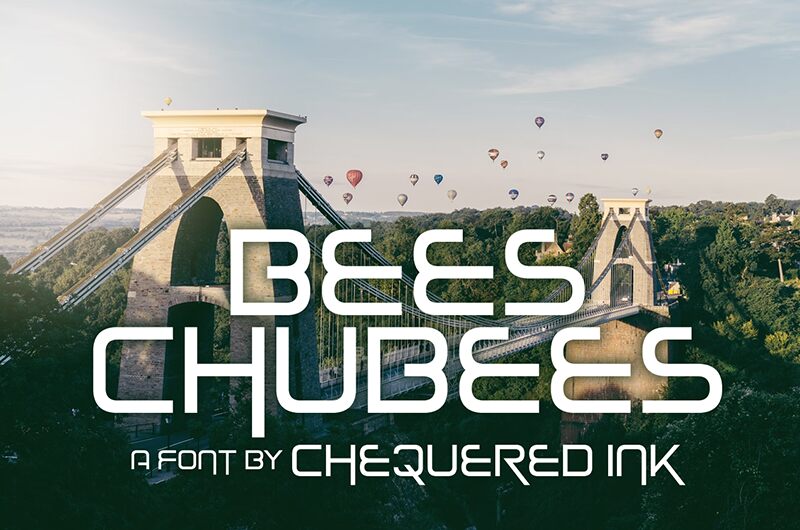 Bees Chubees Schriftart