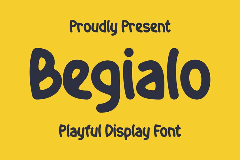 Begialo Schriftart
