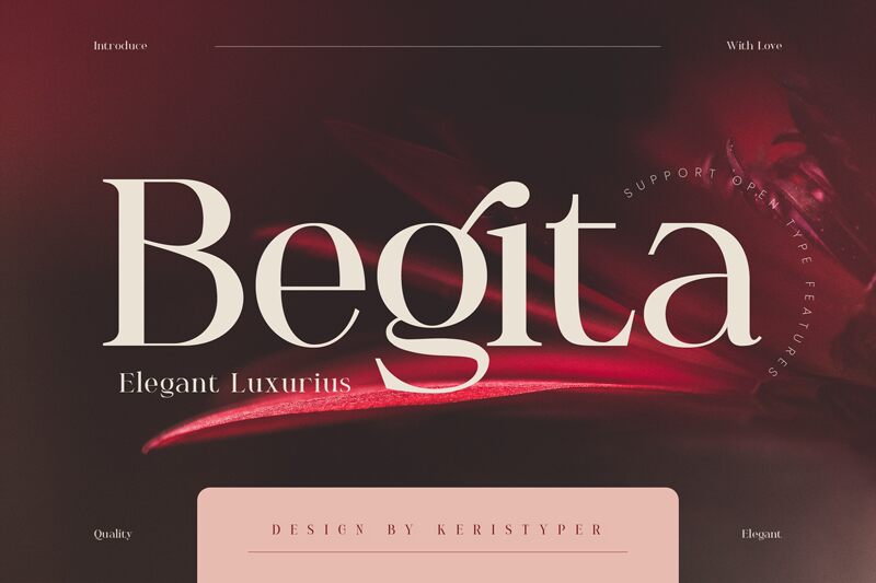 Begita Schriftart