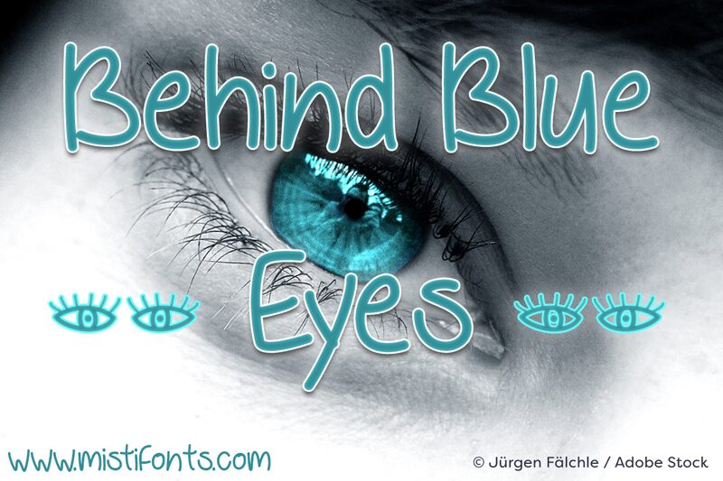 Behind Blue Eyes Czcionka