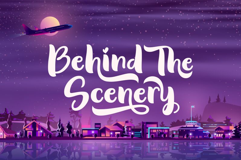 Behind The Scenery Schriftart