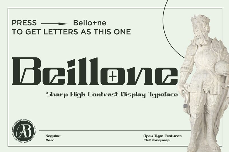 Beillone Carattere