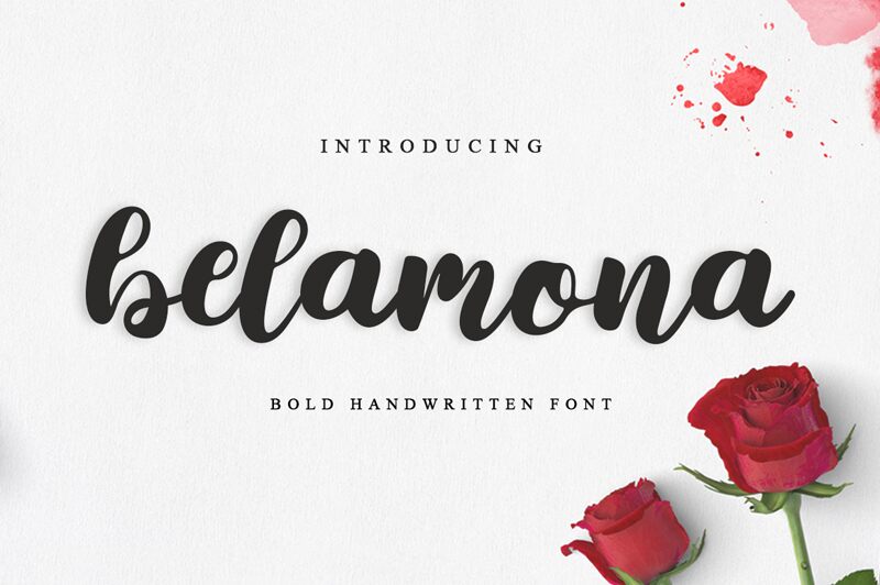 belamona Schriftart