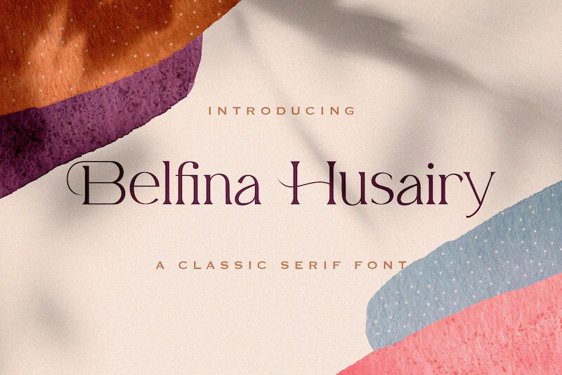 Belfina Husairy 字体