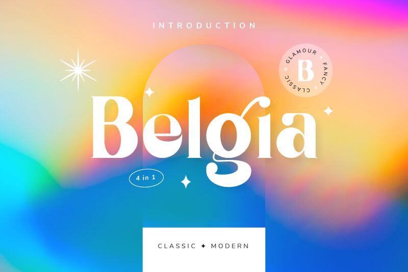 Belgia Schriftart