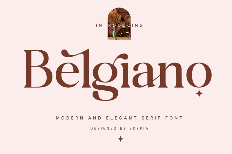 Belgiano Serif Schriftart