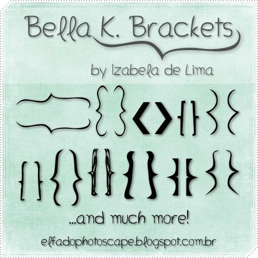 Bella K. Brackets Schriftart