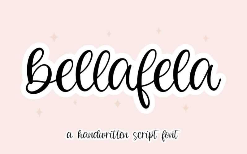 Bellafela フォント