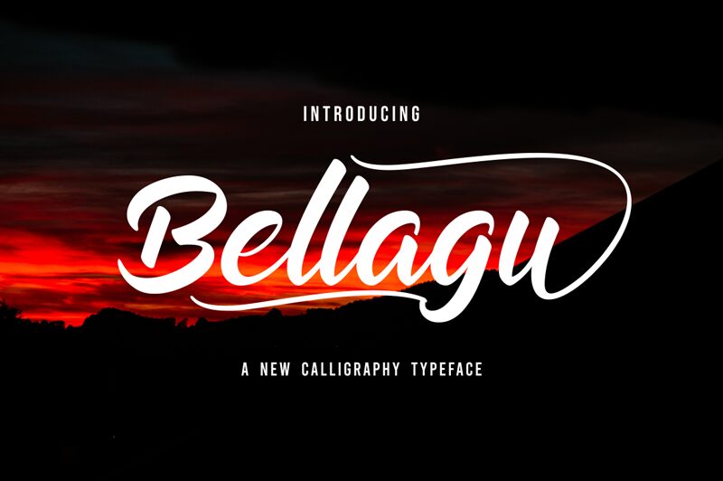 Bellagu Schriftart