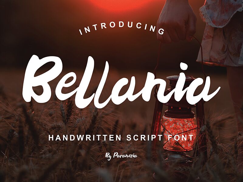 Bellania Schriftart