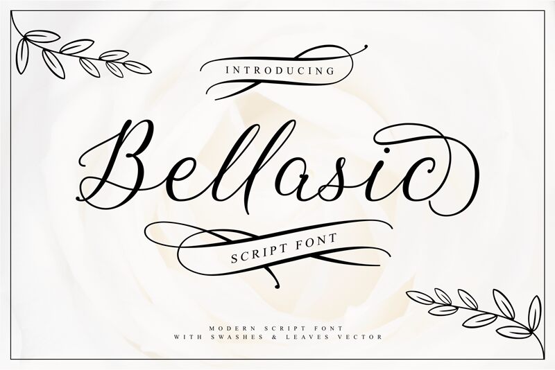Bellasic Schriftart