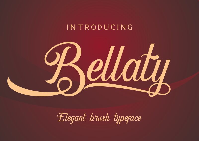 Bellaty Schriftart